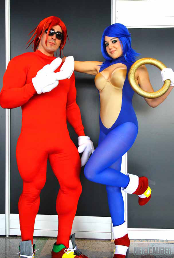cool Frank Undulate Sonic and Knuckles! Cosplay by Nicole Marie Jean and Spencer Doe! | Nerd  Caliber