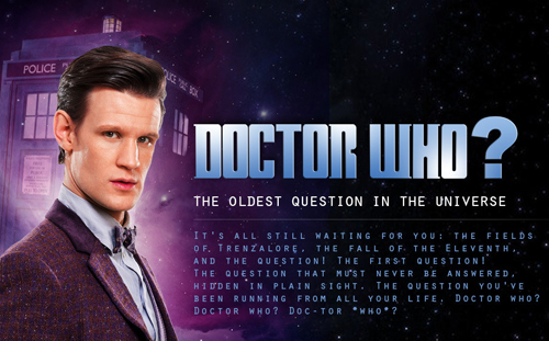 Click on the 11th Doctor to check out the entire, enormous infographic.